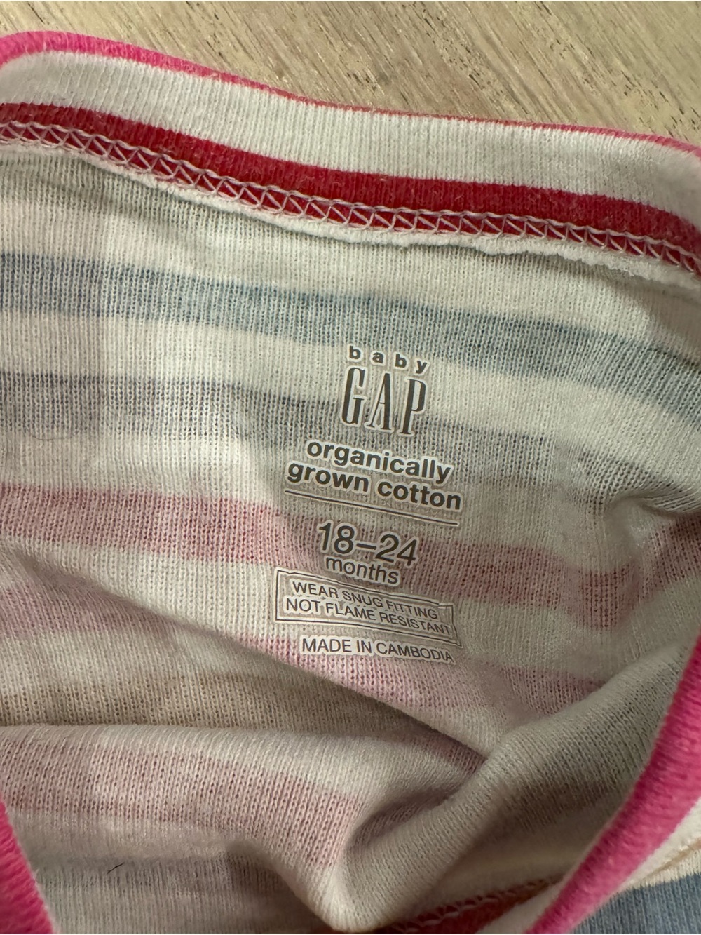 BABY GAP Striped PJ Set - Picture 2 of 2